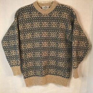 Vintage Maddy Moss Wool of Scotland Large Sweater. Women’s Large